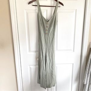 Vici Newberry kustom green romper. Size small.